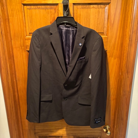 Ben Sherman Burge Bi-Stretch Jacket Blazer Charcoal 42R NWOT - Picture 2 of 6